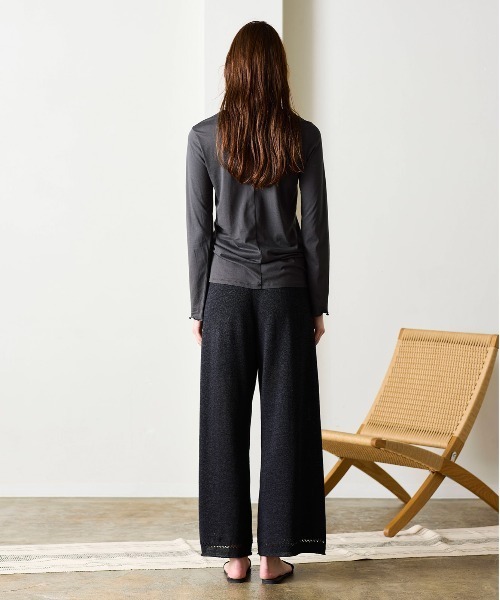 WALANCE(ワランス)の「organic cotton jersey long sleeve tee(Tシャツ/カットソー・レディース・オフホワイト・FREE)」の12枚目の写真