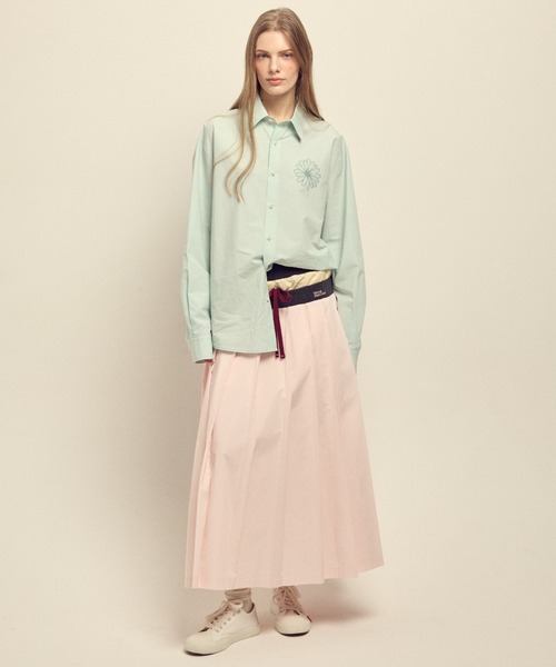 Mardi Mercredi(マルディメクルディ)の「COTTON POPLIN SHIRT / コットン ポプリン シャツ(シャツ/ブラウス・レディース・ライトピンク/ブルー/ライトベージュ/スカイブルー/ベージュ/ホワイト/ピンク/ミント・FREE)」の12枚目の写真