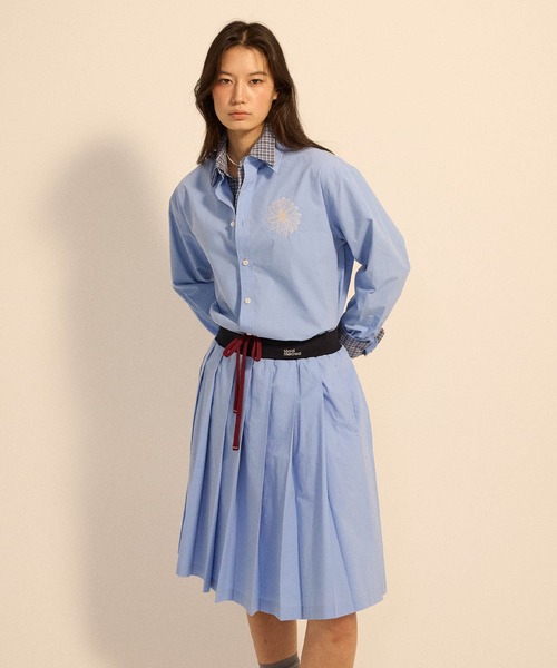 Mardi Mercredi(マルディメクルディ)の「COTTON POPLIN SHIRT / コットン ポプリン シャツ(シャツ/ブラウス・レディース・ライトピンク/ブルー/ライトベージュ/スカイブルー/ベージュ/ホワイト/ピンク/ミント・FREE)」の15枚目の写真