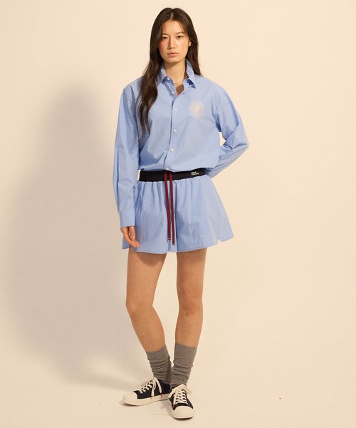 Mardi Mercredi(マルディメクルディ)の「COTTON POPLIN SHIRT / コットン ポプリン シャツ(シャツ/ブラウス・レディース・ライトピンク/ブルー/ライトベージュ/スカイブルー/ベージュ/ホワイト/ピンク/ミント・FREE)」の16枚目の写真