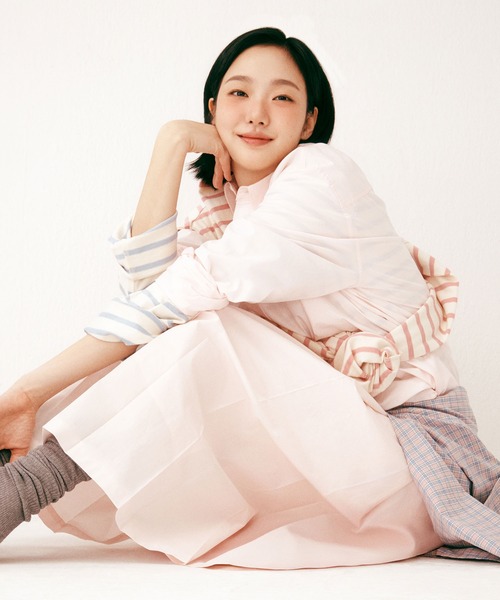 Mardi Mercredi(マルディメクルディ)の「COTTON POPLIN SHIRT / コットン ポプリン シャツ(シャツ/ブラウス・レディース・ライトピンク/ブルー/ライトベージュ/スカイブルー/ベージュ/ホワイト/ピンク/ミント・FREE)」の18枚目の写真