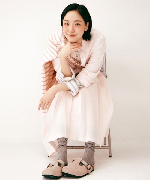 Mardi Mercredi(マルディメクルディ)の「COTTON POPLIN SHIRT / コットン ポプリン シャツ(シャツ/ブラウス・レディース・ライトピンク/ブルー/ライトベージュ/スカイブルー/ベージュ/ホワイト/ピンク/ミント・FREE)」の20枚目の写真