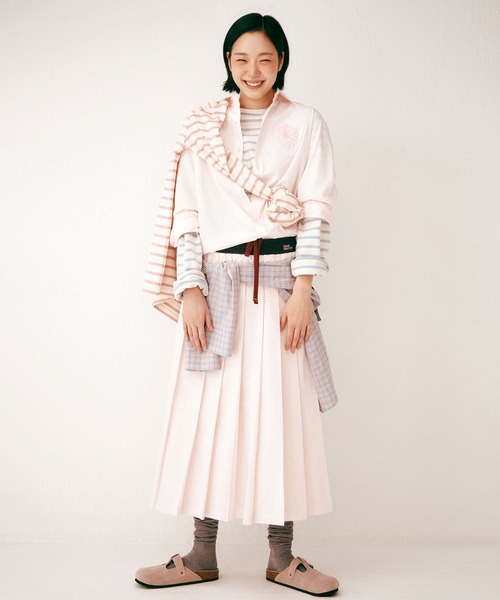Mardi Mercredi(マルディメクルディ)の「COTTON POPLIN SHIRT / コットン ポプリン シャツ(シャツ/ブラウス・レディース・ライトピンク/ブルー/ライトベージュ/スカイブルー/ベージュ/ホワイト/ピンク/ミント・FREE)」の21枚目の写真