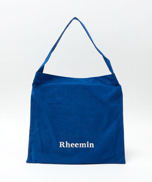 NICE WEATHER（ナイスウェザー）の「＜Rheemin＞スエードライク レター バッグ（ショルダーバッグ・レディース・ブラウン系/コバルトブルー・FREE）」の2枚目の写真