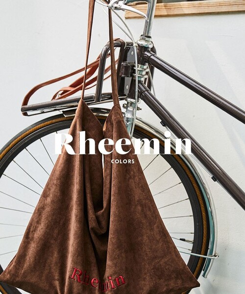 NICE WEATHER（ナイスウェザー）の「＜Rheemin＞スエードライク レター バッグ（ショルダーバッグ・レディース・ブラウン系/コバルトブルー・FREE）」の15枚目の写真