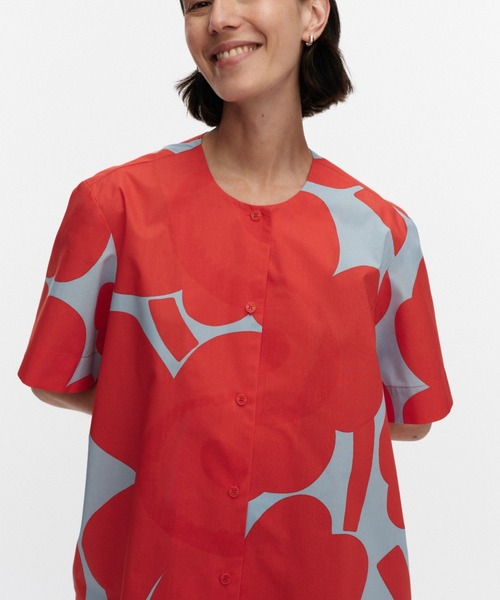 marimekko（マリメッコ）の「Taitavuus Unikko / Dress（ワンピース・レディース・レッド・36/34/38/40/32）」の4枚目の写真