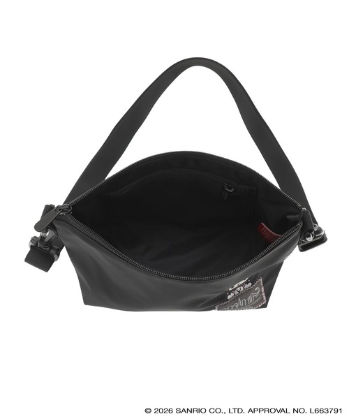 Manhattan Portage(マンハッタンポーテージ)の「ZUCCOTTI CLUTCH FLIGHT NYLON BACKING KRM(ショルダーバッグ・レディース・ブラック・X-SMALL)」の6枚目の写真