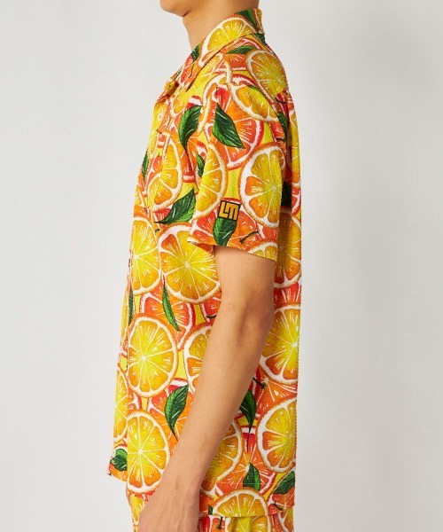 Loudmouth(ラウドマウス)の「LOUDMOUTH/ラウドマウス ゴルフウェア 吸汗速乾 UVカット 接触冷感 半袖 ニットサッカー 開襟シャツ(シャツ/ブラウス・メンズ・その他2/その他1/その他・L/M/LL)」の9枚目の写真