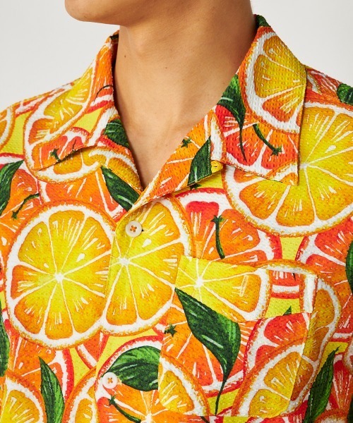 Loudmouth(ラウドマウス)の「LOUDMOUTH/ラウドマウス ゴルフウェア 吸汗速乾 UVカット 接触冷感 半袖 ニットサッカー 開襟シャツ(シャツ/ブラウス・メンズ・その他2/その他1/その他・L/M/LL)」の11枚目の写真
