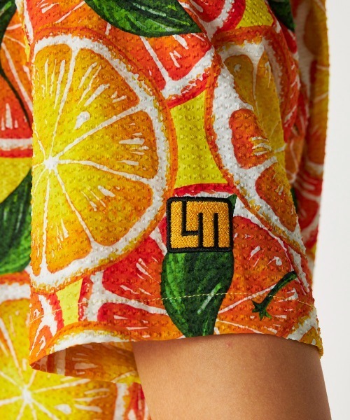 Loudmouth(ラウドマウス)の「LOUDMOUTH/ラウドマウス ゴルフウェア 吸汗速乾 UVカット 接触冷感 半袖 ニットサッカー 開襟シャツ(シャツ/ブラウス・メンズ・その他2/その他1/その他・L/M/LL)」の12枚目の写真