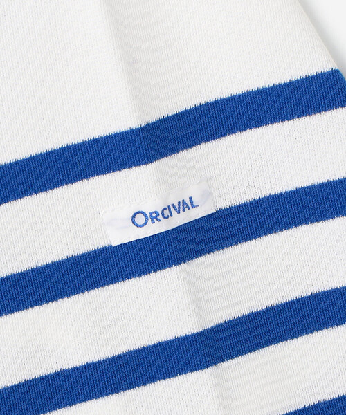 ORCIVAL（オーシバル）の「ORCIVAL | ラッセル ボートネック プリントワイドバスクTシャツ MEN（Tシャツ/カットソー・メンズ・ブルー系その他・3/4/5）」の9枚目の写真