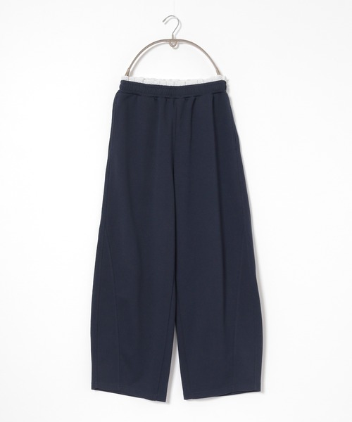 Honeys(ハニーズ)の「レース付カーブパンツ(スウェットパンツ・レディース・杢グレー/ネイビー・L/LL/M/S/SS)」の17枚目の写真