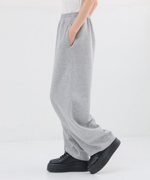 Honeys(ハニーズ)の「レース付カーブパンツ(スウェットパンツ・レディース・杢グレー/ネイビー・L/LL/M/S/SS)」の22枚目の写真