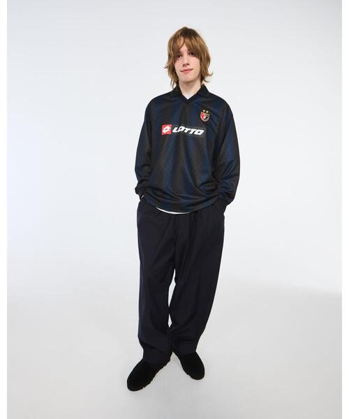 LOTTO（ロット）の「LOTTO　MUTED ST LONG-SLEEVE GAME SHIRTS（Tシャツ/カットソー・メンズ・ブラック・XX-LARGE/X-LARGE/LARGE/MEDIUM）」の2枚目の写真