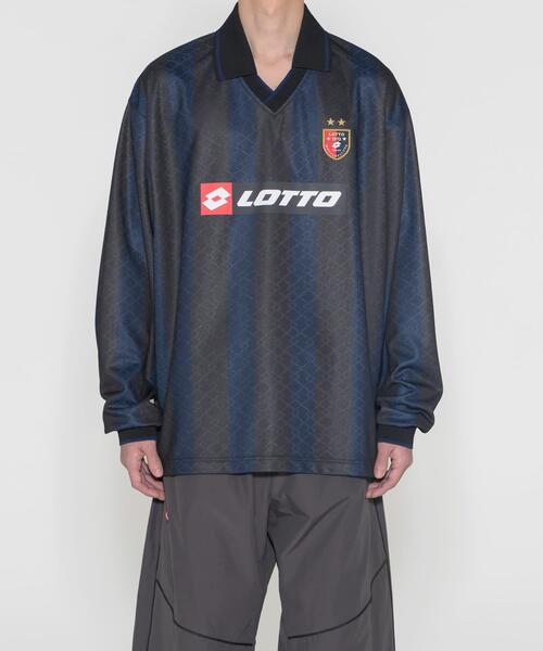 LOTTO（ロット）の「LOTTO　MUTED ST LONG-SLEEVE GAME SHIRTS（Tシャツ/カットソー・メンズ・ブラック・XX-LARGE/X-LARGE/LARGE/MEDIUM）」の3枚目の写真