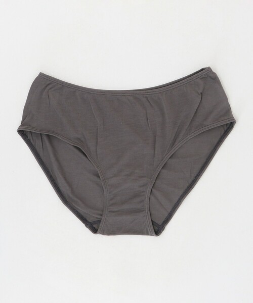 Steven Alan(スティーブンアラン)の「<COCOONA SKINWEAR>SILK BASIC SHORTS/ショーツ(ショーツ・レディース・シャーベット/ダークグレー・1)」の2枚目の写真