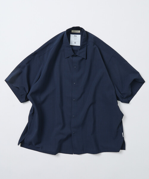 FREAK'S STORE(フリークスストア)の「限定展開 AiRide エアライド リラックスフィット ショートスリーブ オープンカラーシャツ UVカット 接触冷感 吸水速乾(シャツ/ブラウス・メンズ・チャコールグレー/グレイッシュベージュ/ブラック/ブルー系その他/ネイビー・LARGE/MEDIUM/SMALL)」の15枚目の写真