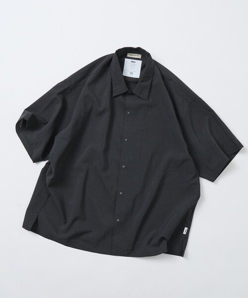 FREAK'S STORE(フリークスストア)の「限定展開 AiRide エアライド リラックスフィット ショートスリーブ オープンカラーシャツ UVカット 接触冷感 吸水速乾(シャツ/ブラウス・メンズ・チャコールグレー/グレイッシュベージュ/ブラック/ブルー系その他/ネイビー・LARGE/MEDIUM/SMALL)」の17枚目の写真