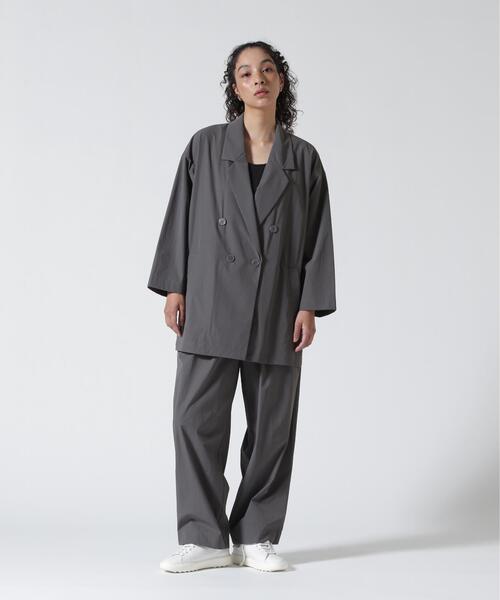 DROIT BELLO（ドロイトベロ）の「DROIT BELLO（ドロイトベロ）ナイロンストレッチパンツ（その他パンツ・レディース・グレー/ブラック・M/S）」の9枚目の写真