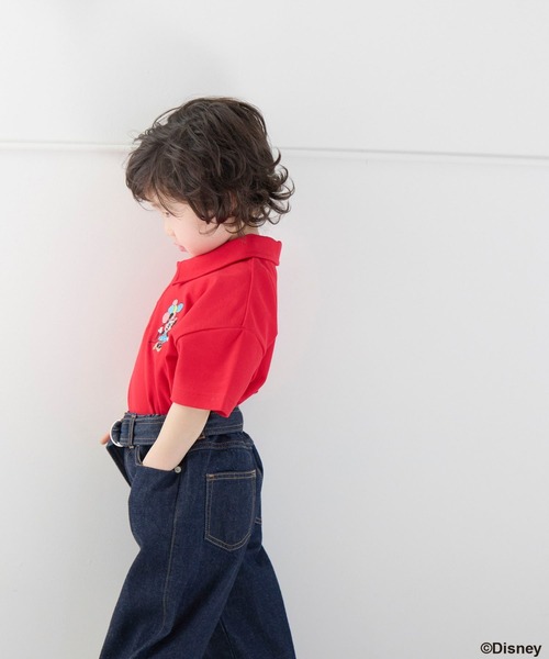 LOWRYS FARM（ローリーズファーム）の「Ｄｉｓｎｅｙ／ポロＳＳ　 654412（ポロシャツ・キッズ・レッド/ブルー/ホワイト×ブラック・150cm/140cm/130cm/120cm/110cm）」の6枚目の写真