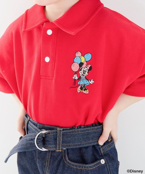 LOWRYS FARM（ローリーズファーム）の「Ｄｉｓｎｅｙ／ポロＳＳ　 654412（ポロシャツ・キッズ・レッド/ブルー/ホワイト×ブラック・150cm/140cm/130cm/120cm/110cm）」の7枚目の写真