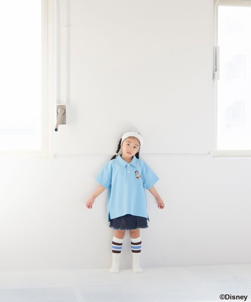 LOWRYS FARM（ローリーズファーム）の「Ｄｉｓｎｅｙ／ポロＳＳ　 654412（ポロシャツ・キッズ・レッド/ブルー/ホワイト×ブラック・150cm/140cm/130cm/120cm/110cm）」の8枚目の写真