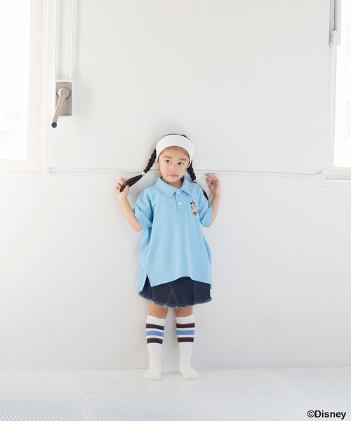 LOWRYS FARM（ローリーズファーム）の「Ｄｉｓｎｅｙ／ポロＳＳ　 654412（ポロシャツ・キッズ・レッド/ブルー/ホワイト×ブラック・150cm/140cm/130cm/120cm/110cm）」の9枚目の写真