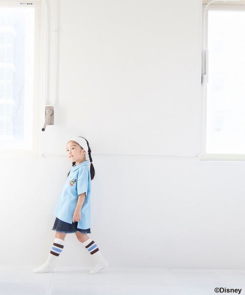 LOWRYS FARM（ローリーズファーム）の「Ｄｉｓｎｅｙ／ポロＳＳ　 654412（ポロシャツ・キッズ・レッド/ブルー/ホワイト×ブラック・150cm/140cm/130cm/120cm/110cm）」の10枚目の写真