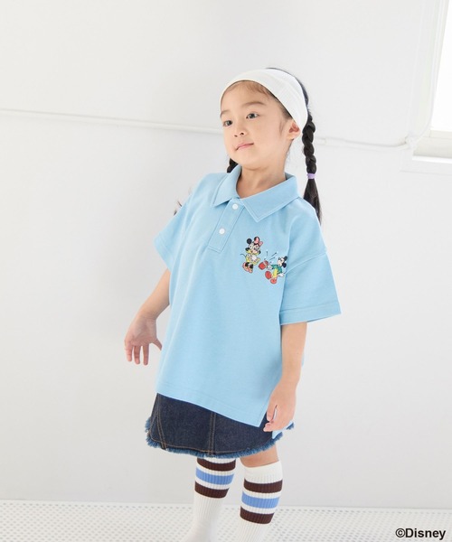 LOWRYS FARM（ローリーズファーム）の「Ｄｉｓｎｅｙ／ポロＳＳ　 654412（ポロシャツ・キッズ・レッド/ブルー/ホワイト×ブラック・150cm/140cm/130cm/120cm/110cm）」の11枚目の写真