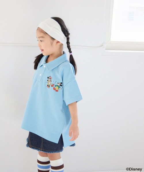 LOWRYS FARM（ローリーズファーム）の「Ｄｉｓｎｅｙ／ポロＳＳ　 654412（ポロシャツ・キッズ・レッド/ブルー/ホワイト×ブラック・150cm/140cm/130cm/120cm/110cm）」の12枚目の写真