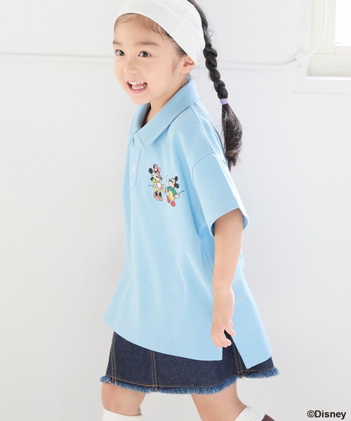 LOWRYS FARM（ローリーズファーム）の「Ｄｉｓｎｅｙ／ポロＳＳ　 654412（ポロシャツ・キッズ・レッド/ブルー/ホワイト×ブラック・150cm/140cm/130cm/120cm/110cm）」の13枚目の写真