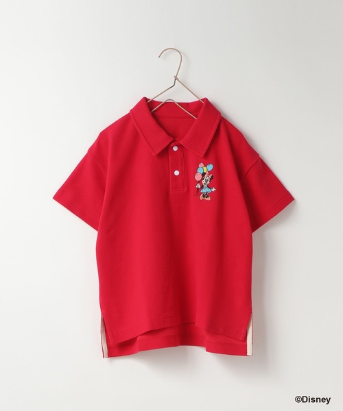 LOWRYS FARM（ローリーズファーム）の「Ｄｉｓｎｅｙ／ポロＳＳ　 654412（ポロシャツ・キッズ・レッド/ブルー/ホワイト×ブラック・150cm/140cm/130cm/120cm/110cm）」の14枚目の写真