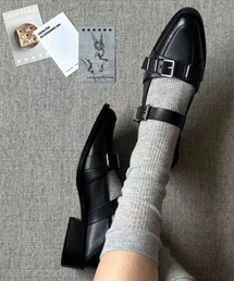 CELENA BEATS（セレナビーツ）の「ダブルベルト ストラップ パンプス/メリージェーン風 バックル シューズ（その他シューズ）」