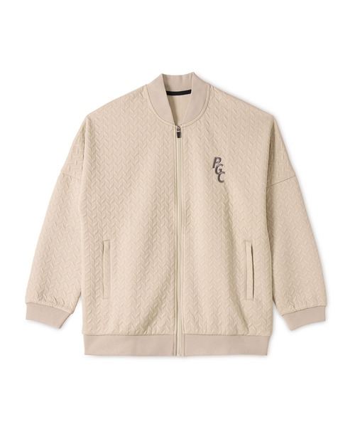 パシフィックゴルフクラブ　ベージュmen's L Pacific GOLF CLUB｜パシフィックゴルフクラブ（メンズ）のブルゾン