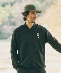 ペンPacific Golf Club ブラックジャケット Pacific GOLF CLUB（パシフィックゴルフクラブ） ナイロンジャケット