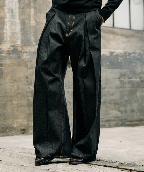 crosstuck rigid denim pants / クロスタックリジッドデニム（デニム
