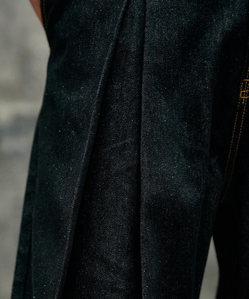 Regen Glanz(レーゲングランツ)の「crosstuck rigid denim pants / クロスタックリジッドデニム(デニムパンツ・メンズ・インディゴブルー/ブラック・LARGE/MEDIUM/SMALL)」の18枚目の写真