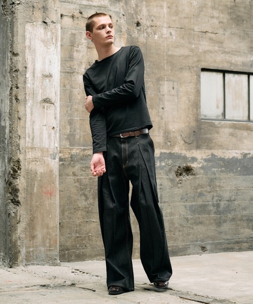 Regen Glanz(レーゲングランツ)の「crosstuck rigid denim pants / クロスタックリジッドデニム(デニムパンツ・メンズ・インディゴブルー/ブラック・LARGE/MEDIUM/SMALL)」の11枚目の写真