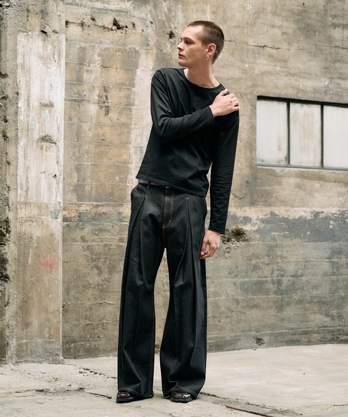 crosstuck rigid denim pants / クロスタックリジッドデニム（デニム