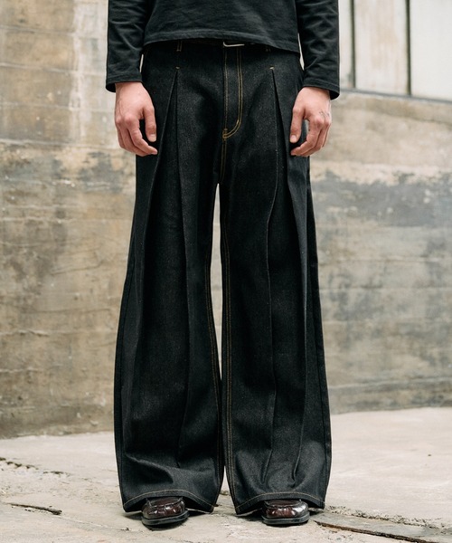 crosstuck rigid denim pants / クロスタックリジッドデニム（デニム