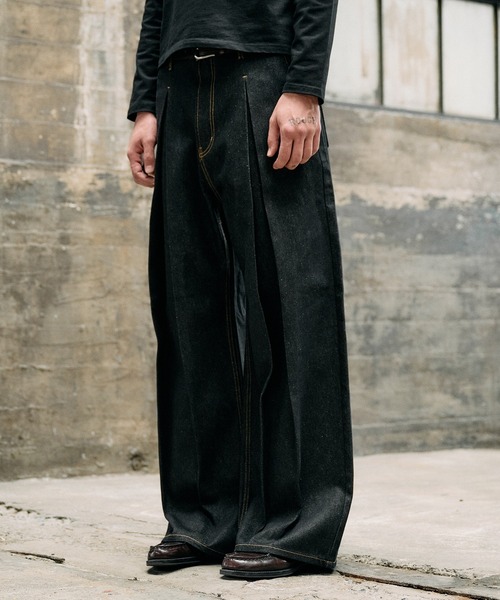 crosstuck rigid denim pants / クロスタックリジッドデニム（デニム