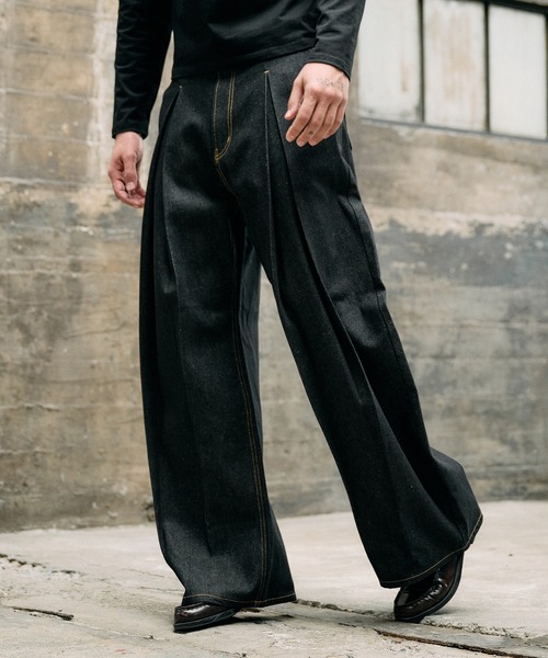 crosstuck rigid denim pants / クロスタックリジッドデニム（デニム