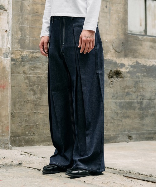 crosstuck rigid denim pants / クロスタックリジッドデニム（デニム