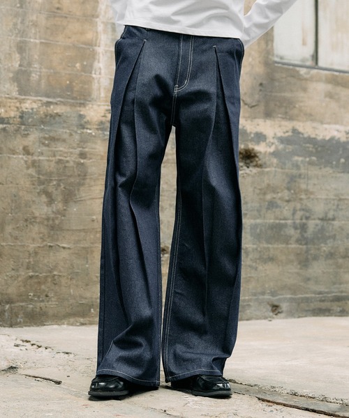 crosstuck rigid denim pants / クロスタックリジッドデニム（デニム