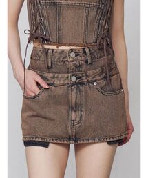 EMODA | ベルトレイヤードボクシースカート(スカート)