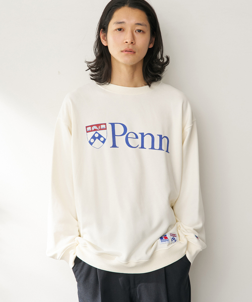 Russell Athletic（ラッセルアスレティック）の「Russell Athletic 別注 カレッジクルースウェット（スウェット・メンズ・ホワイト/ネイビー/グレー・LARGE/MEDIUM）」の9枚目の写真