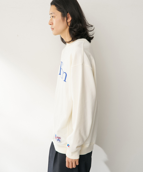 Russell Athletic（ラッセルアスレティック）の「Russell Athletic 別注 カレッジクルースウェット（スウェット・メンズ・ホワイト/ネイビー/グレー・LARGE/MEDIUM）」の10枚目の写真