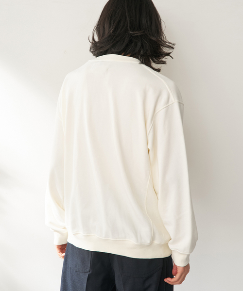 Russell Athletic（ラッセルアスレティック）の「Russell Athletic 別注 カレッジクルースウェット（スウェット・メンズ・ホワイト/ネイビー/グレー・LARGE/MEDIUM）」の11枚目の写真