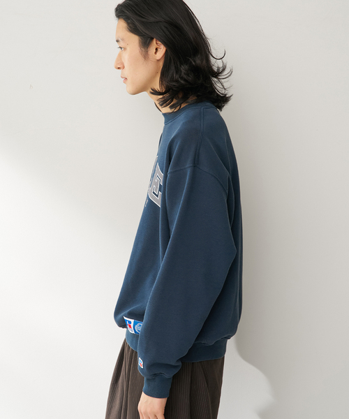 Russell Athletic（ラッセルアスレティック）の「Russell Athletic 別注 カレッジクルースウェット（スウェット・メンズ・ホワイト/ネイビー/グレー・LARGE/MEDIUM）」の14枚目の写真