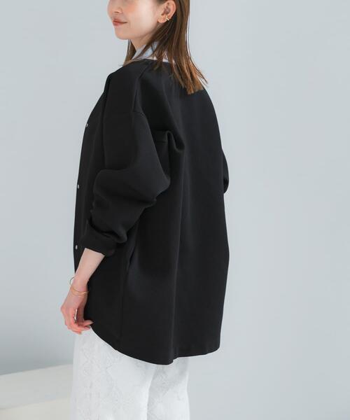 URBAN RESEARCH ROSSO WOMEN（アーバンリサーチ　ロッソ）の「ELENDEEK　COCOON FORM  CARDIGAN（カーディガン/ボレロ・レディース・オフホワイト/ミント/ブラック/ピンク・FREE）」の7枚目の写真
